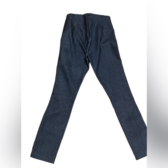 Rag & Bone High Wasted Trousers Pants Size 4 Dark Denim Indigo Made in USA - Picture 6 of 7